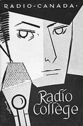 Affiche de l'émission radiophonique Radio-Collège © Archives de l'Université de Montréal